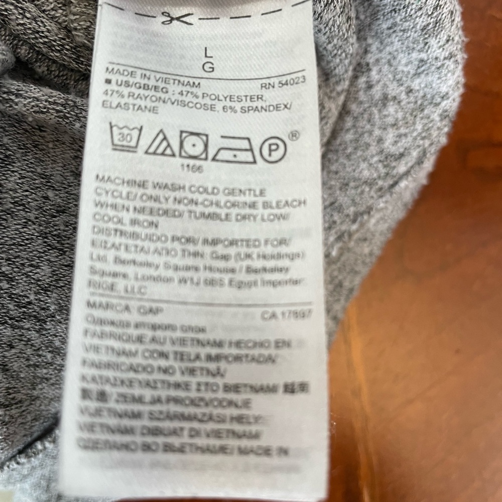 GAP Gray Softspun Knit Racerback Dress - Picture 10 of 10